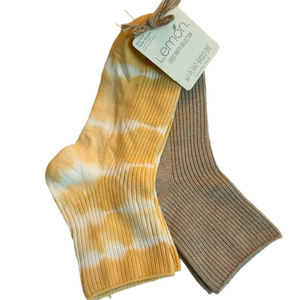 Lemon Woman’s 2 Pack Quarter Socks NWT